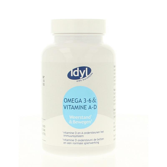 Idyl Omega 3-6 Vitamine A-D (90 Capsules)