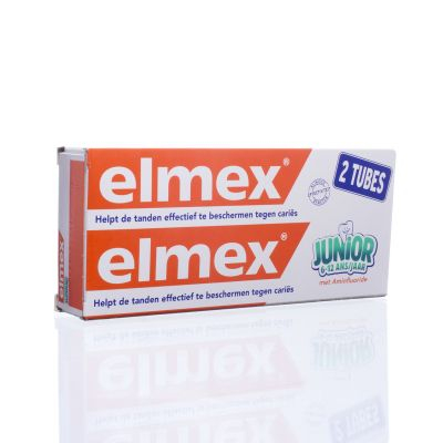 Elmex Junior Tandpasta DUO | 2 x 75 ml PROMO