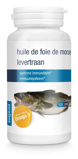Purasana Levertraan/huile de foie de morue (120 Capsules)