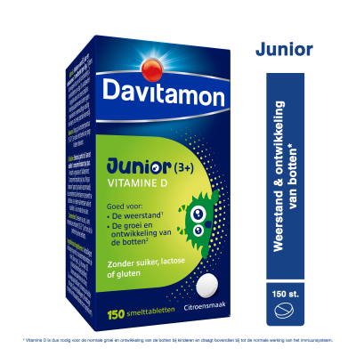 Davitamon Junior Vitamine D | 150 smelttabletten