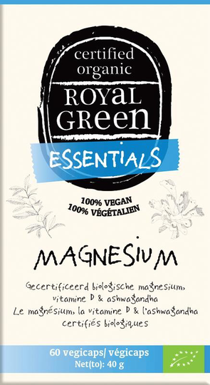 Royal Green Magnesium bio (60 Vegetarische capsules)