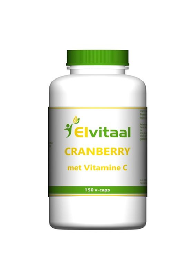 Elvitaal/elvitum Cranberry + 60mg vitamine C (150 Vegetarische capsules)
