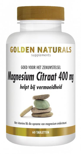 Golden Naturals Magnesium citraat 400 mg
