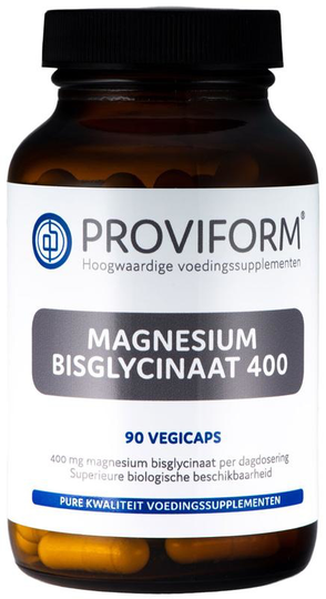 Proviform Magnesium bisglycinaat 400 (90 Vegetarische capsules)
