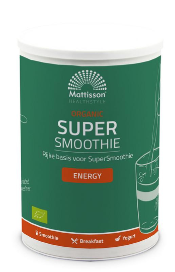 Mattisson Organic supersmoothie energy bio (500 Gram)