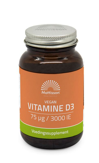 Vegan Vitamine D3 75mcg