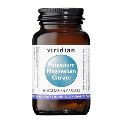 Viridian Potassium Magnesium Citrate | 30 capsules