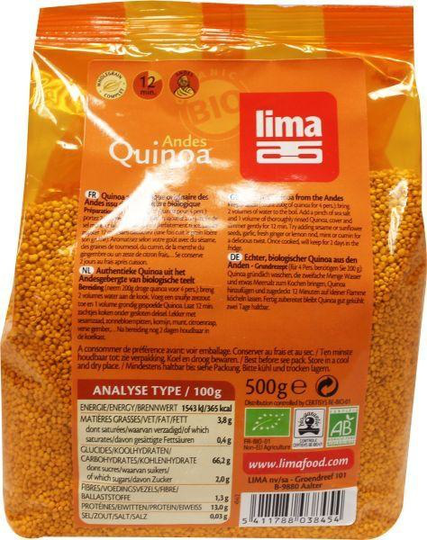 Lima Quinoa bio (500 Gram)