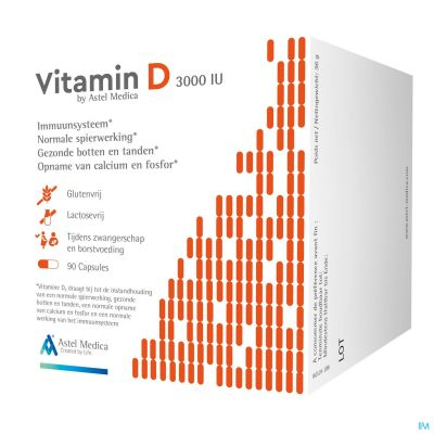 Vitamin D 3000 IU | 90 capsules