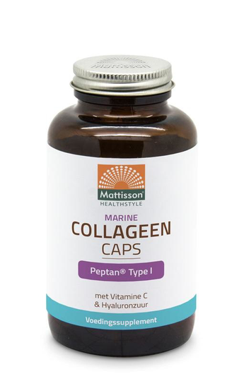 Mattisson Marine collageen peptan type I (180 Vegetarische capsules)
