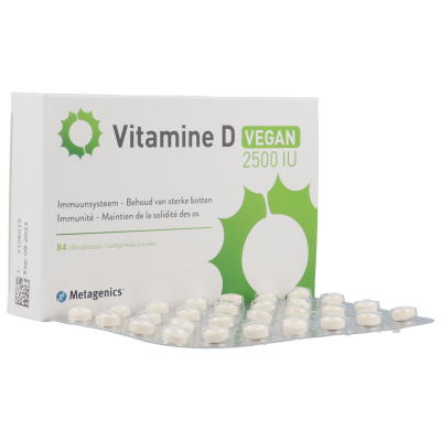 Vitamine D 2500 IU Vegan | 84 tabletten
