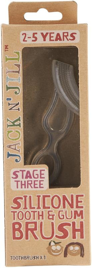 Jack n Jill Silicone tooth & gum brush (1 Stuks)