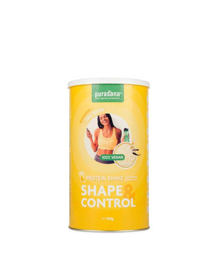 Purasana Shape & control proteine shake vanilla vegan (350 Gram)