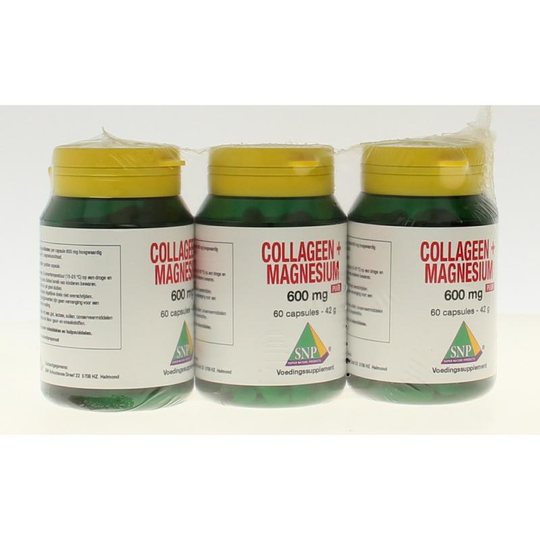 SNP Collageen + magnesium actie 2 + 1 (180 Capsules)