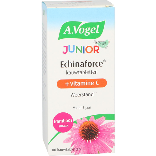 Echinaforce Junior + Vitamine C (framboos)