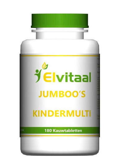 Elvitaal/elvitum Jumboos kindermulti (180 Kauwtabletten)
