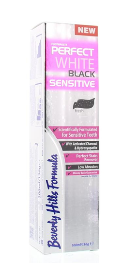 Beverly Hills Perfect white black sensitive tandpasta (100 Milliliter)