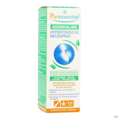 Puressentiel Ademhaling Hypertonische Neusspray | 15 ml