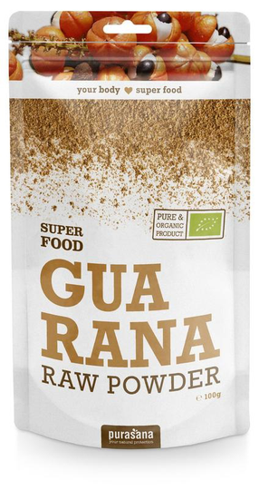 Purasana Guarana poeder/poudre vegan bio (100 Gram)