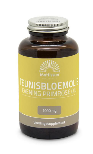 Mattisson Teunisbloemolie met vitamine E 1000mg (90 Capsules)