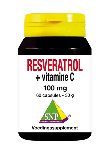SNP Resveratrol + Vitamine C 100 mg puur (60 Vegetarische capsules)
