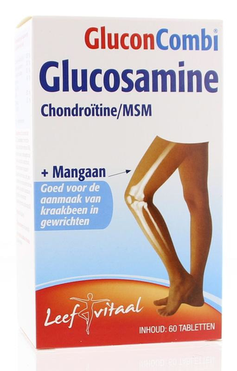 Glucon Combi Glucosamine & chondroitine msm mangaan (60 Tabletten)