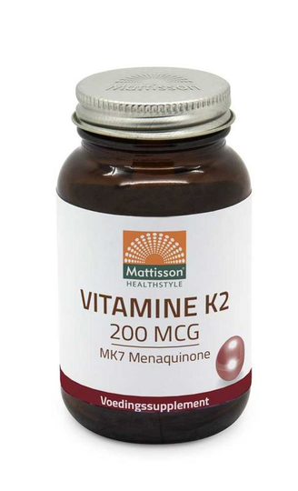 Mattisson Vitamine K2 200mcg/MK7 (60 Tabletten)