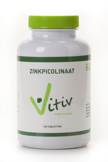 Vitiv Zink picolinaat 50mg (100 Tabletten)