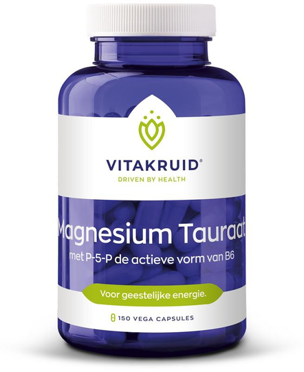 Vitakruid Magnesium tauraat met P-5-P (150 Vegetarische capsules)