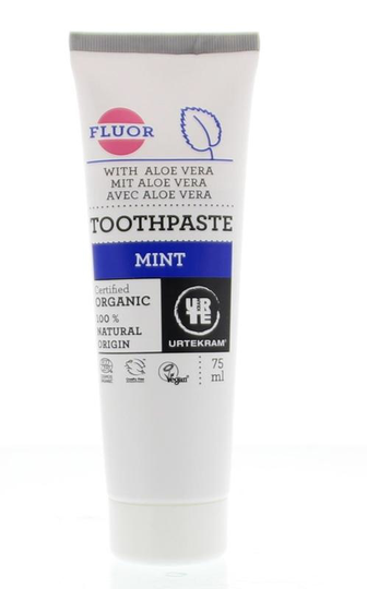 Urtekram Tandpasta mint fluoride (75 Milliliter)