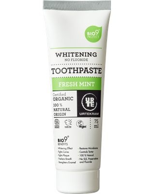 Urtekram Tandpasta whitening fresh mint (75 Milliliter)