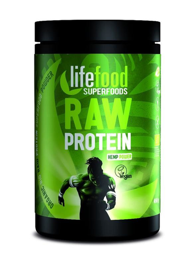 Lifefood Raw protein hennep bio (450 Gram)