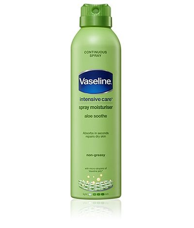 Vaseline Lotion spray aloe vera (190 Milliliter)
