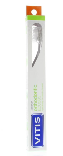 Vitis Orthodontic access borstel met tandpasta sample (1 Stuks)