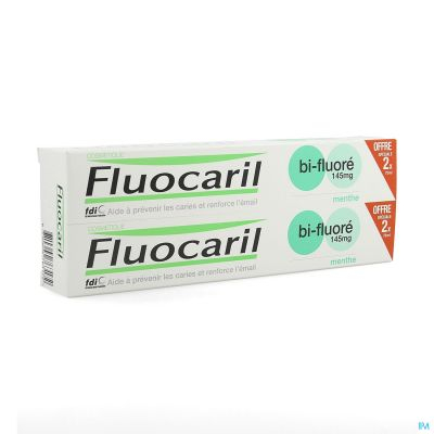 Fluocaril Bi-Fluoré 145 mg Munt DUO | 2 x 75 ml PROMO