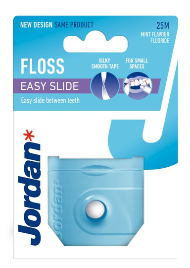 Jordan Dental floss easy slide fresh 25m (1 Stuks)