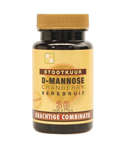Artelle D-Mannose cranberry berendruif stootkuur (30 Tabletten)