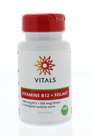 Vitals Vitamine B12 1000 mcg folaat 500 mcg