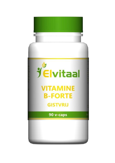 Elvitaal/elvitum Vitamine B-forte gistvrij (90 Vegetarische capsules)