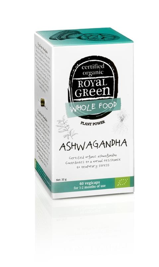 Royal Green Ashwagandha bio (60 Vegetarische capsules)
