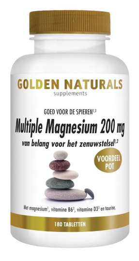 Golden Naturals Multiple magnesium 200 mg