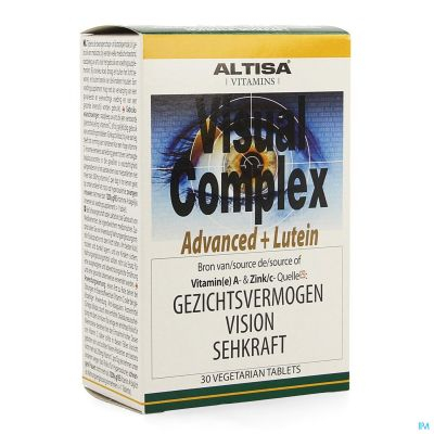 Altisa Visual Complex Advanced + Lutein | 30 tabletten