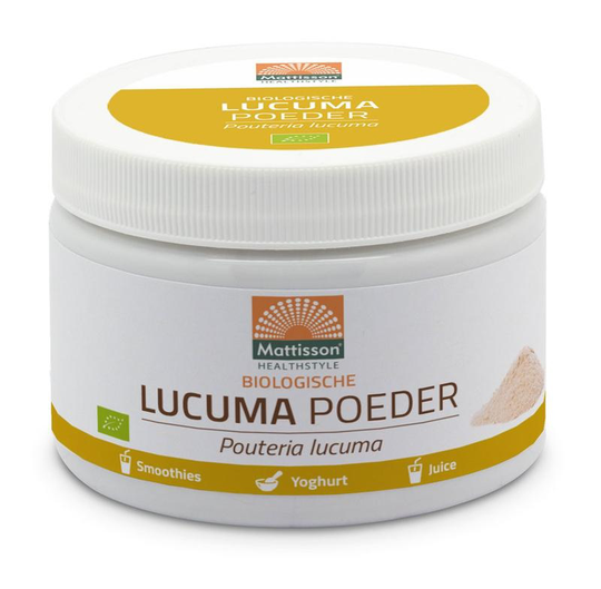 Mattisson Lucuma poeder pouteria lucuma bio (125 Gram)