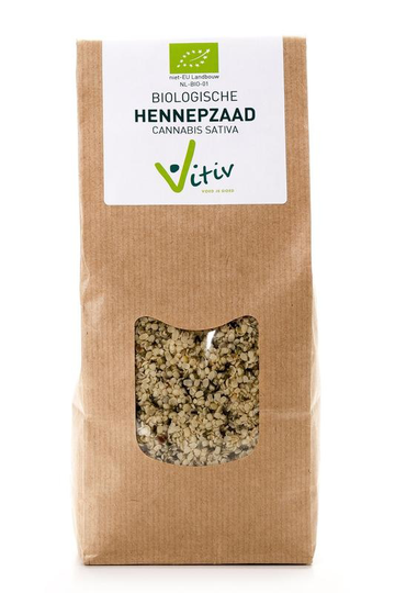 Vitiv Hennepzaad bio (250 Gram)