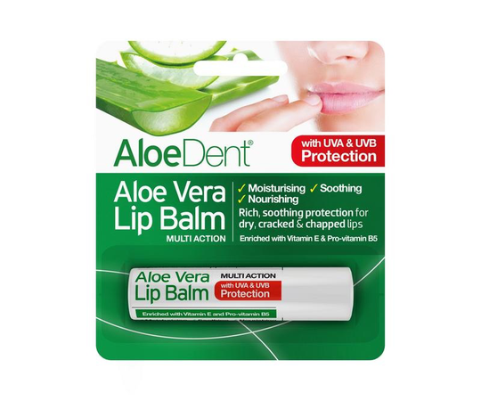 Optima Aloe dent aloe vera lippenbalsem stick (4 Gram)