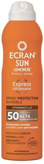Ecran Invisible carrot spray SPF50 (250 Milliliter)