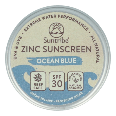 Suntribe Zinc Sunscreen Ocean Blue SPF 30 | 10 g