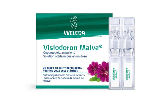 Weleda Visiodoron malva oogdruppels 0.4 ml (10 Ampullen)