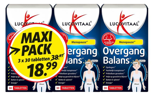 Lucovitaal Overgang balans 3-pack (90 Stuks)