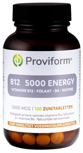 Proviform Vitamine B12 5000mg energy (120 Zuigtabletten)